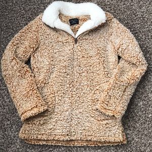 Mustard Sherpa pullover